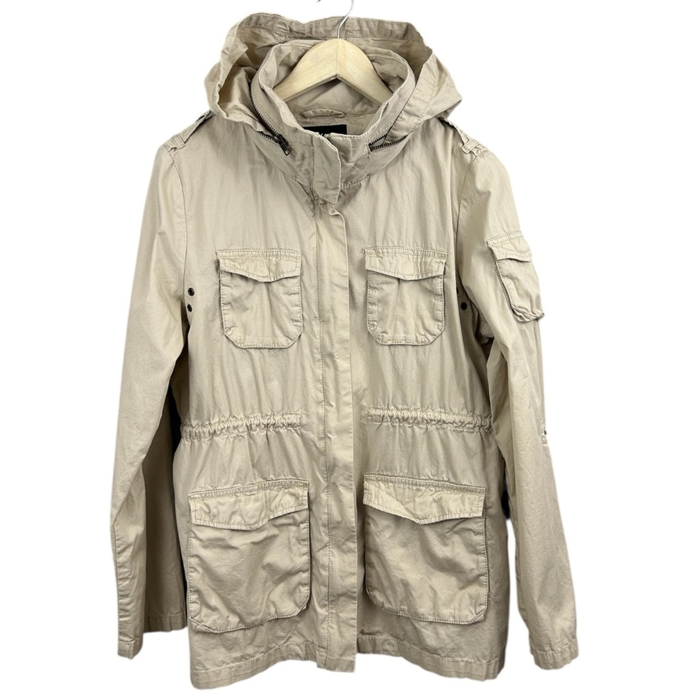 H&M Utility Packable Hood Jacket Size 10